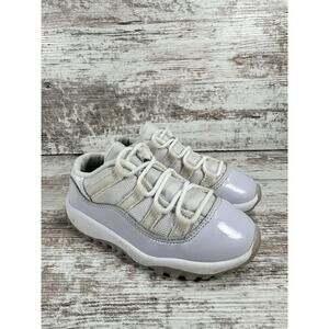 Toddler Nike Air Jordan 11 Retro Low 'Pure Violet' Purple/White Sneakers Sz 9C